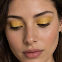 Eyeshadow styling close-up — AI illustration; shade appearance is illustrative