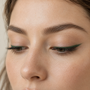 Eyeliner styling close-up — AI illustration; shade appearance is illustrative
