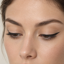 Eyeliner styling close-up — AI illustration; shade appearance is illustrative