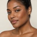 Face makeup styling close-up — AI illustration; shade appearance is illustrative
