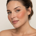 Face makeup styling close-up — AI illustration; shade appearance is illustrative