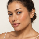 Face makeup styling close-up — AI illustration; shade appearance is illustrative