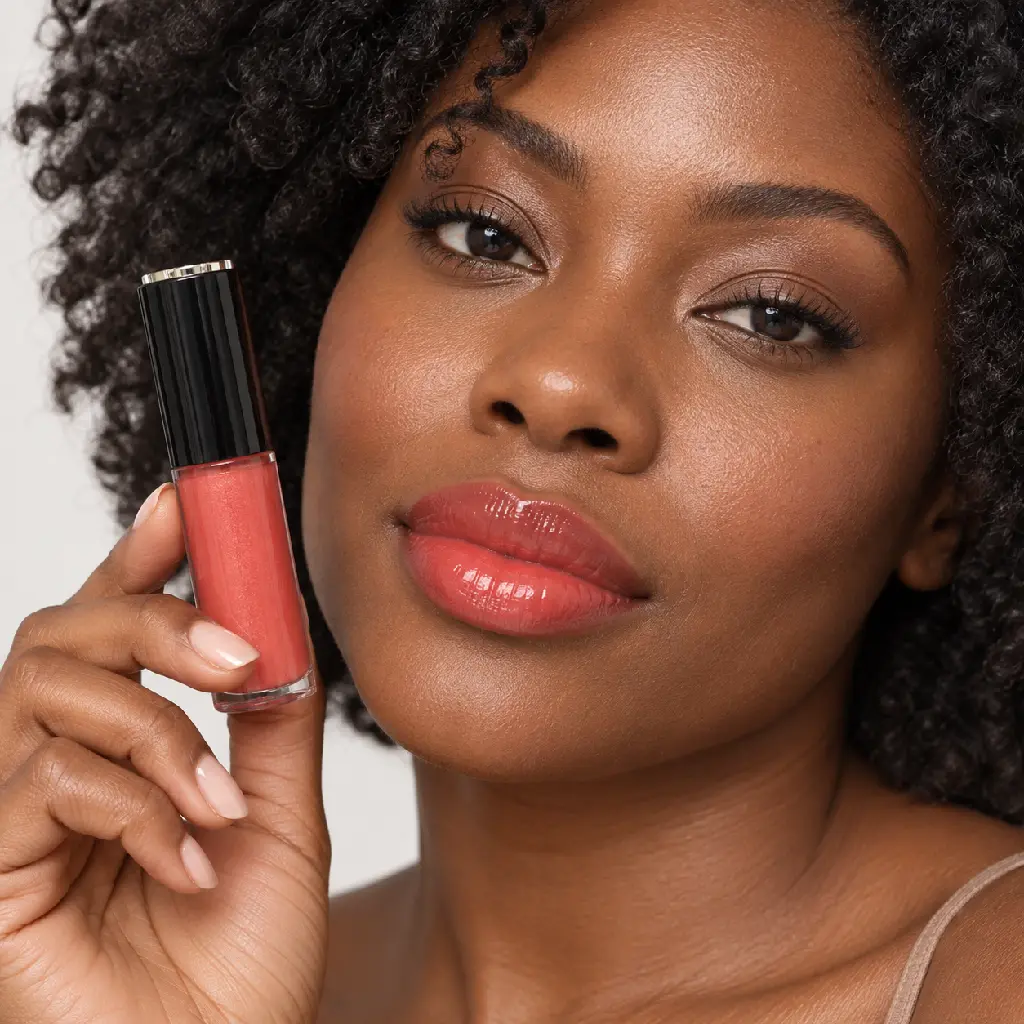 hy-lp-gls-0022-vermilion-invitation-lip-gloss-coral-red-1073-wear.webp