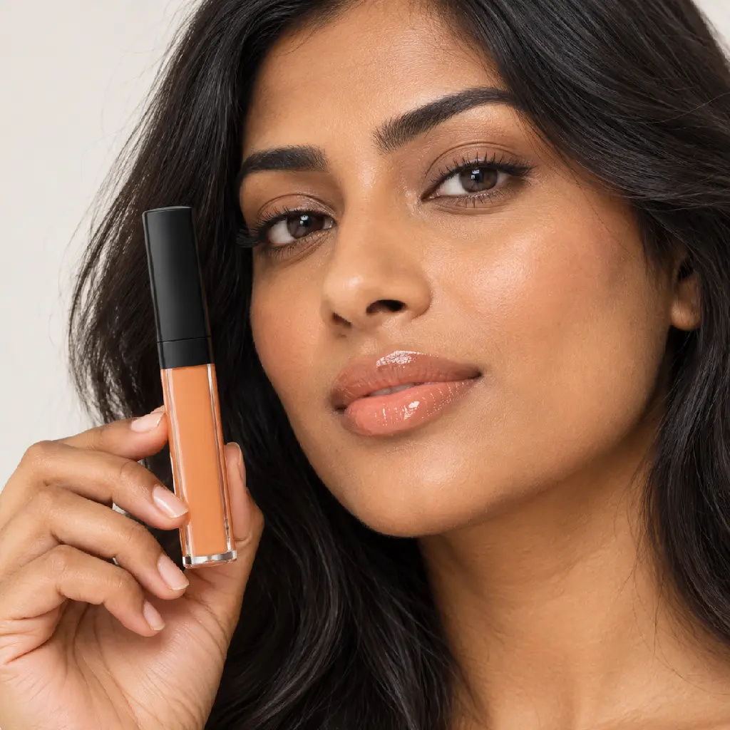 hy-lp-gls-0030-amber-spell-lip-gloss-apricot-1081-wear.webp