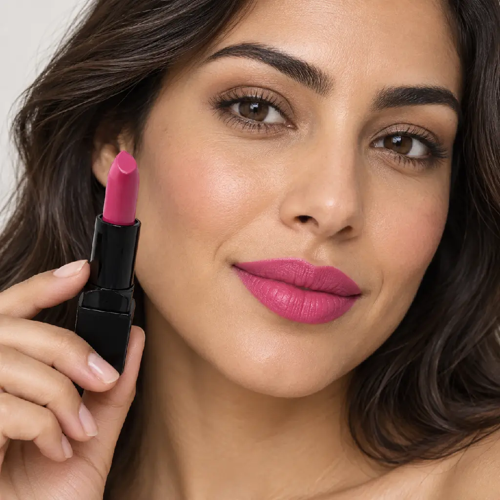 hy-lp-lst-0159-peony-jewel-lipstick-fuchsia-pink-1433-wear.webp