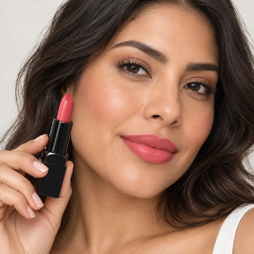 hy-lp-lst-0175-blushing-cameo-lipstick-coral-rose-1479-wear.webp