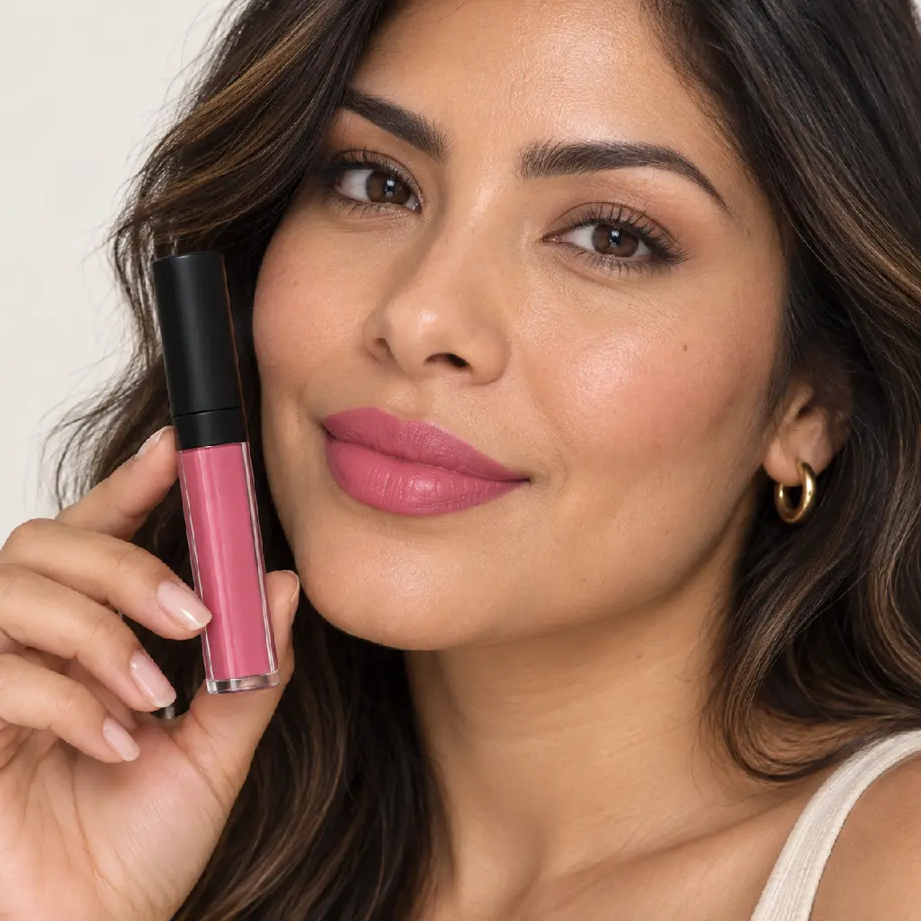 hy-lp-liq-0004-rosewater-silhouette-liquid-lipstick-rose-pink-1660-wear.webp