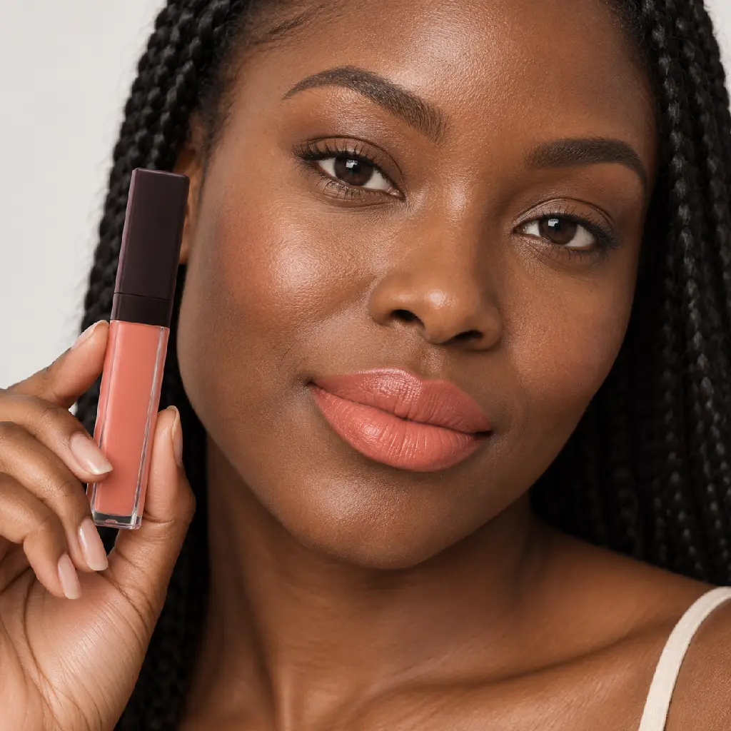 hy-lp-liq-0025-copper-jewel-liquid-lipstick-peach-coral-1711-wear.webp