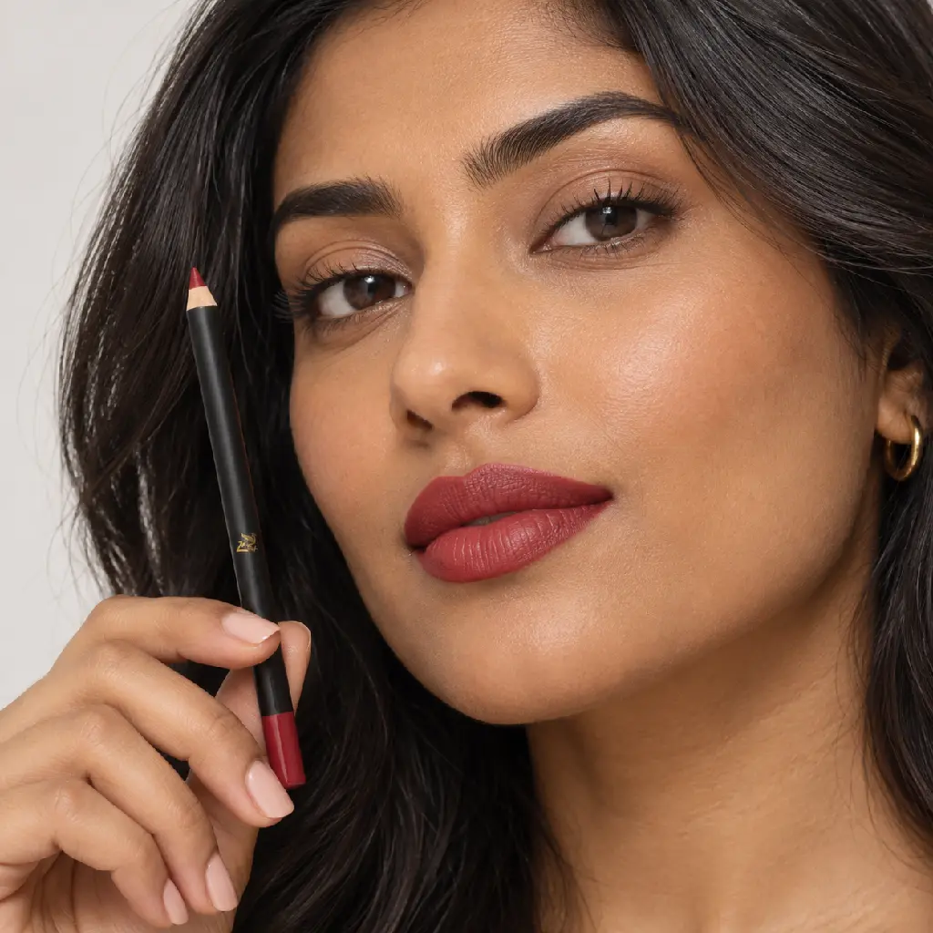hy-lp-lnr-0027-burgundy-silhouette-lip-liner-red-1123-wear.webp