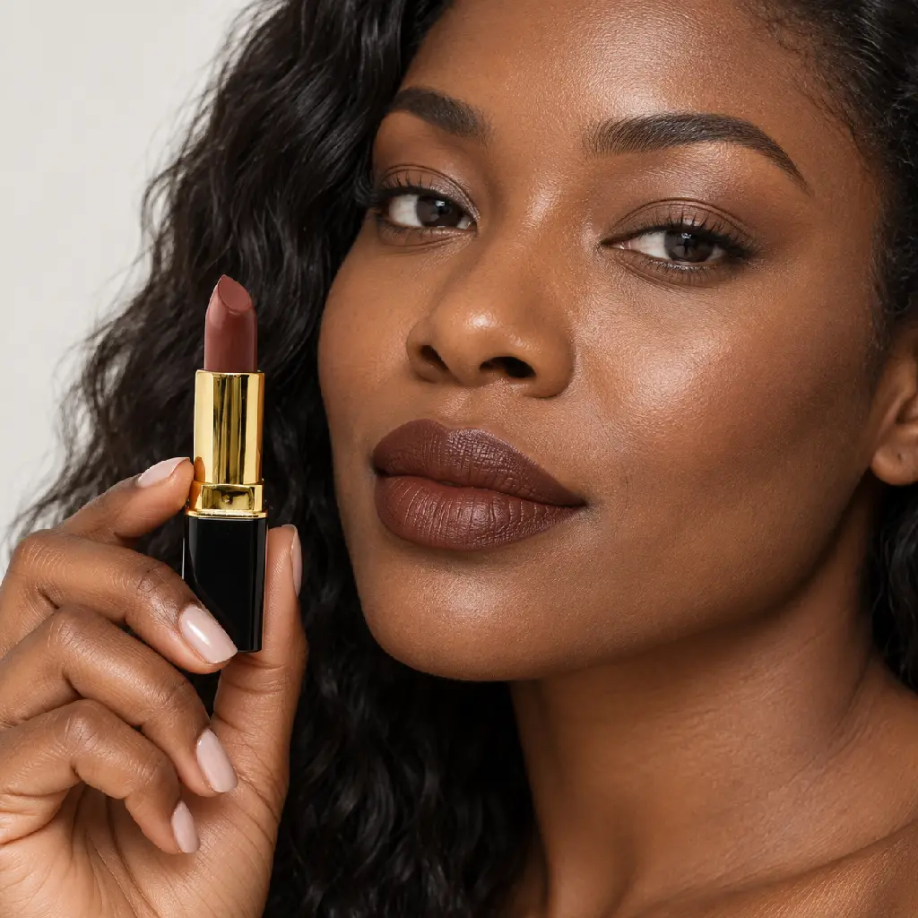 hy-lp-lst-0088-tawny-duet-lipstick-chocolate-brown-1212-wear.webp
