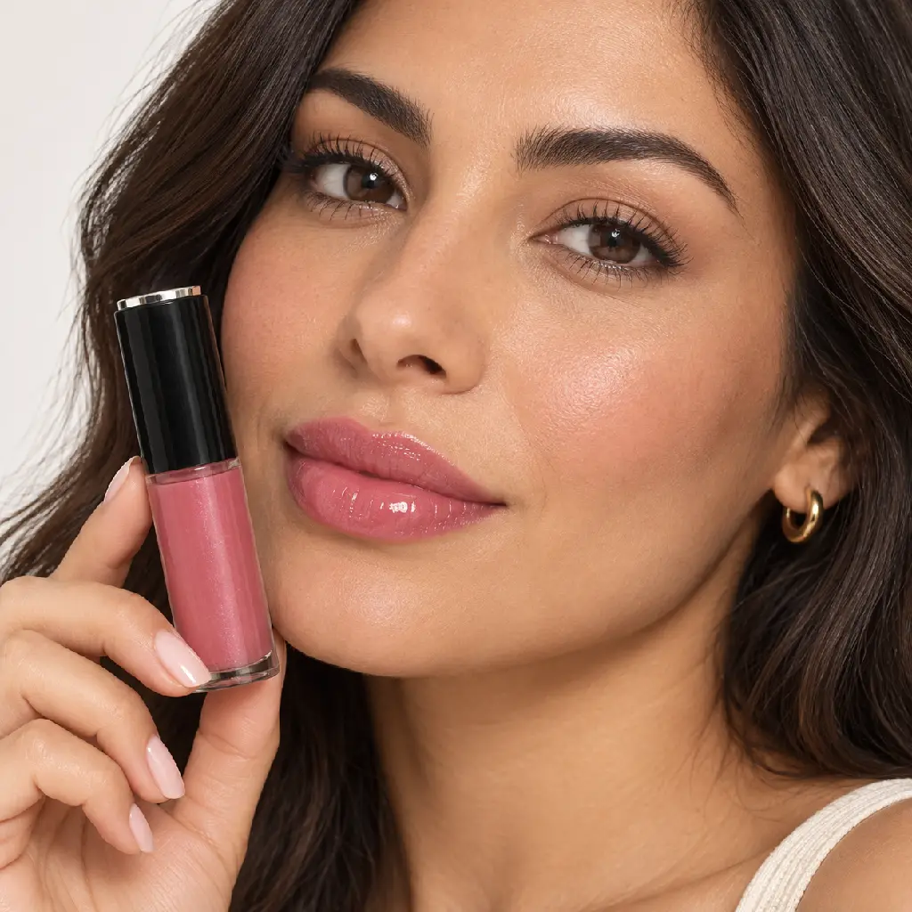 hy-lp-gls-0039-rosette-serenade-lip-gloss-deep-rose-1090-wear.webp