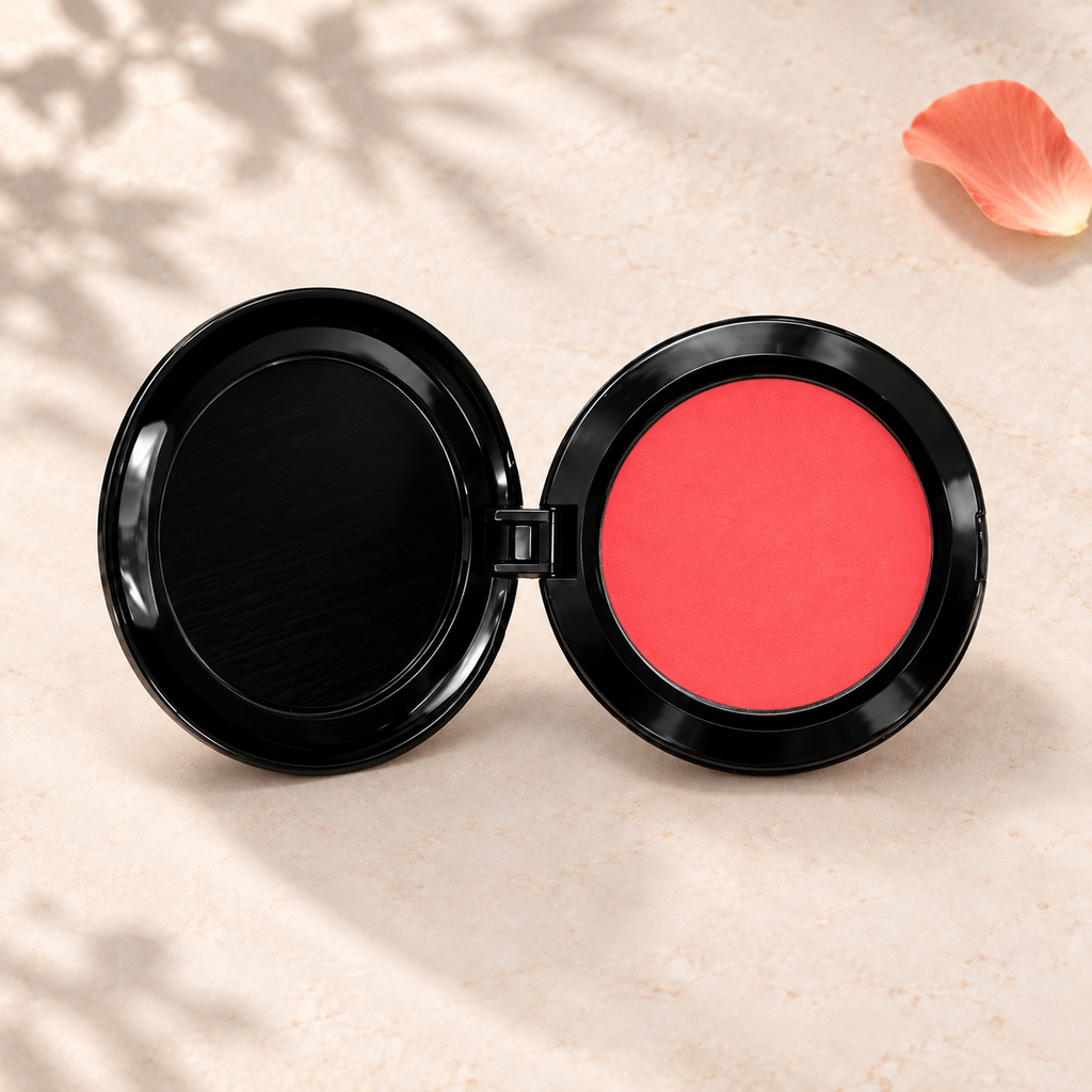 [HY-FA-BLH-0100] Fard à joues crème en toile de terre cuite – Corail brillant