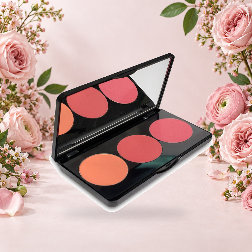 [HY-FA-BLH-0107] Rosewater Muse Blush Palette – Warm Pink