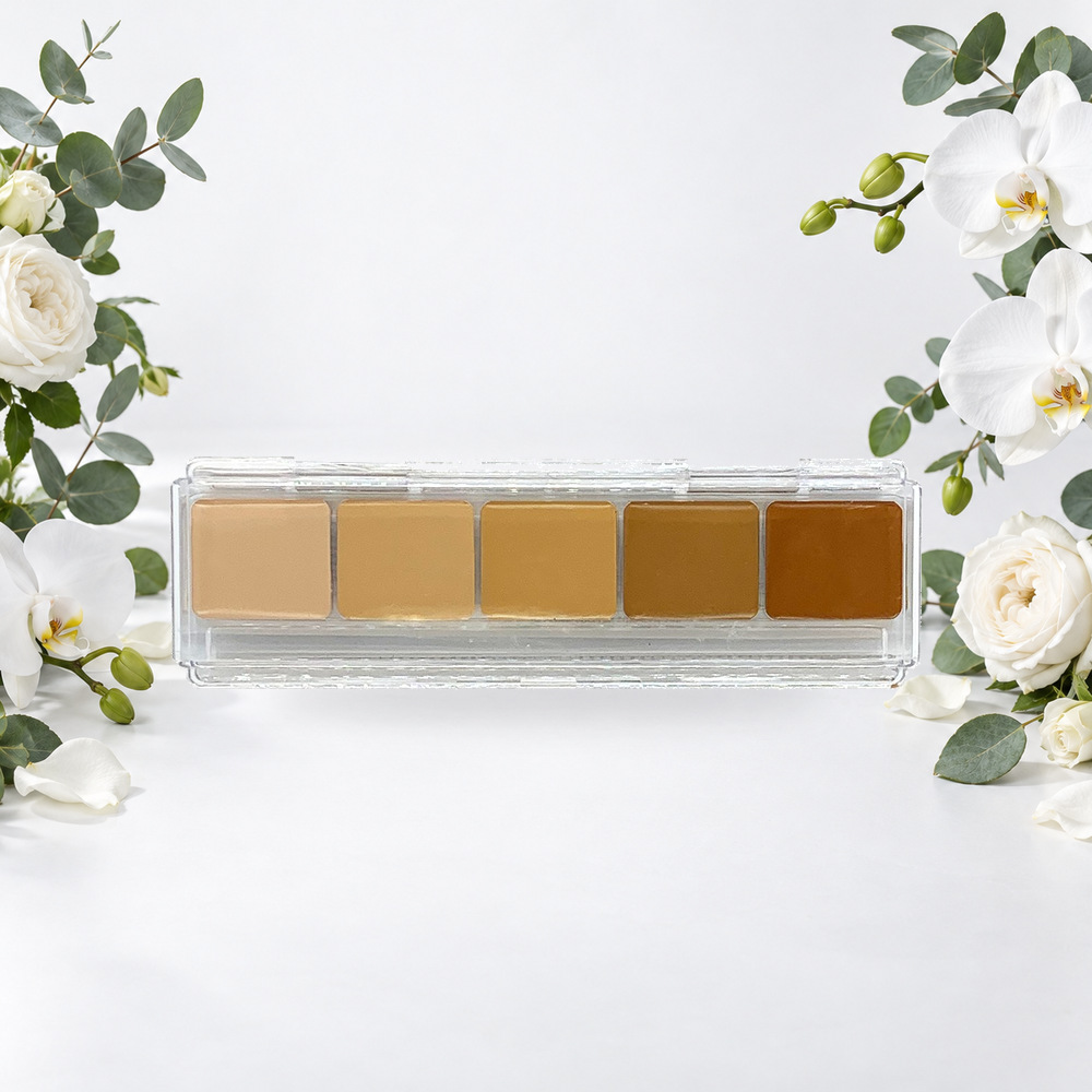 [HY-FA-CNC-0028] Palette anti – cernes Timeless Glaze – Neutres chauds