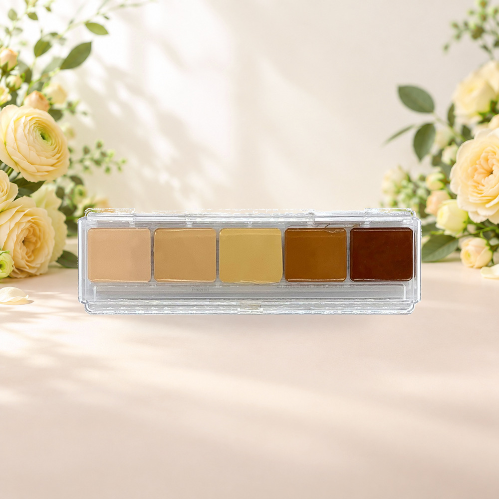 [HY-FA-CNC-0029] Palette Anti – cernes Champagne Glaze – Neutres dorés