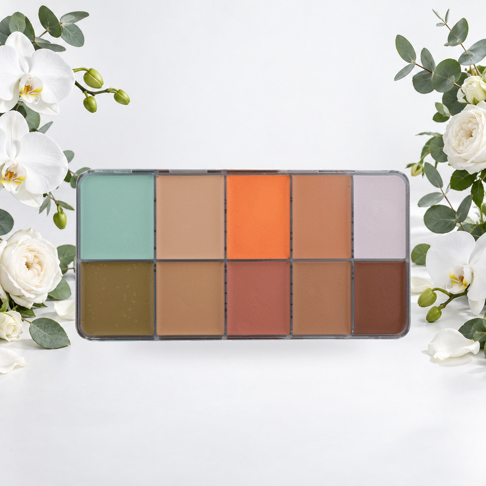 [HY-FA-CNC-0073] Palette correctrice crème Enduring Silhouette – Couleurs mélangées