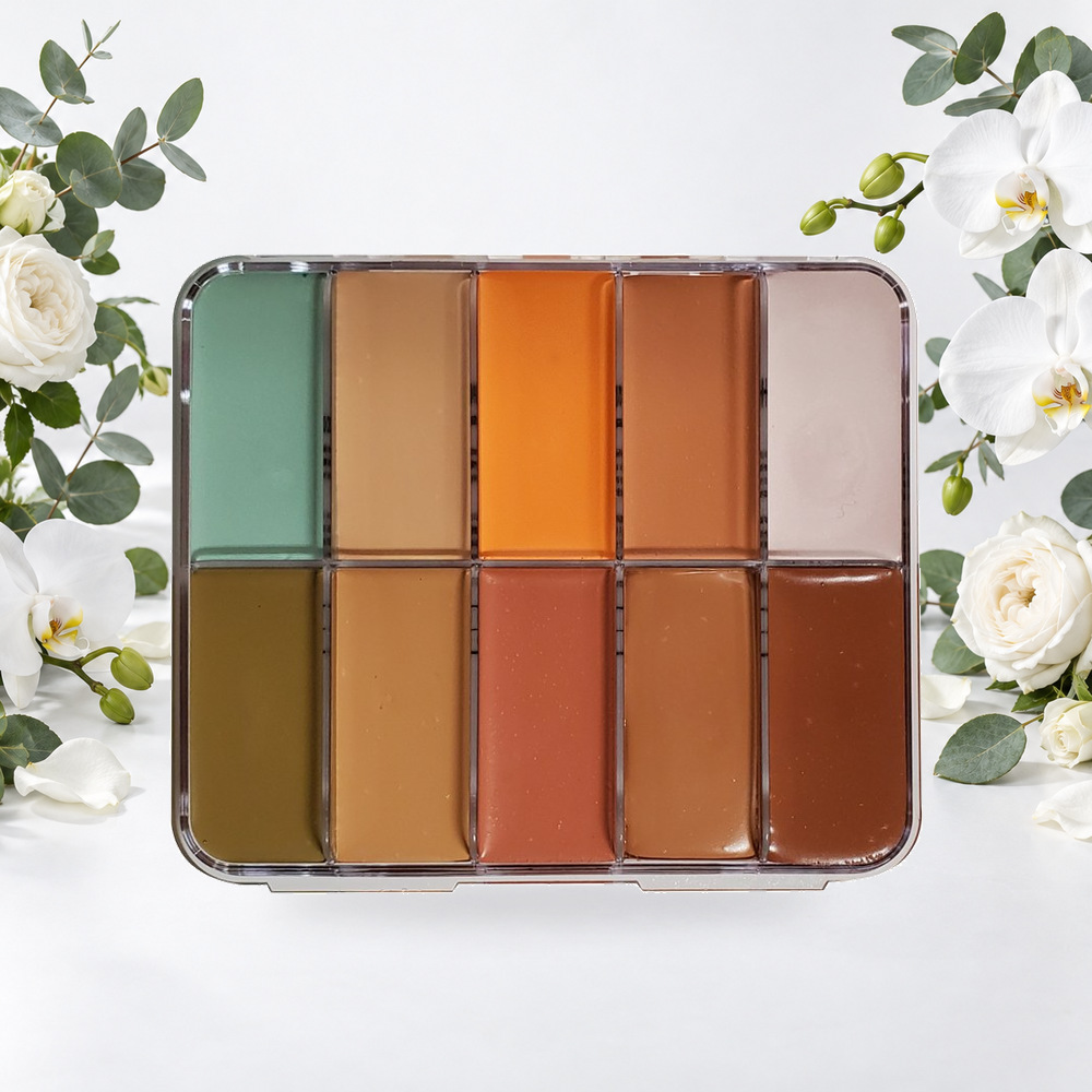 [HY-FA-CNC-0074] Afterglow Whisper Mini Cream Corrector Palette – Mixed Colors