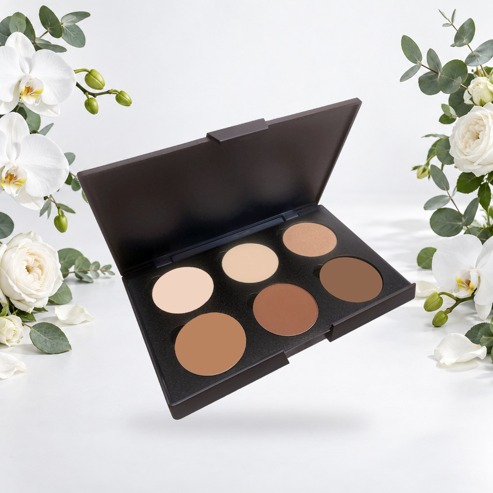 [HY-FA-CTR-0006] Palette de produit contour en poudre Satin Repose – Moyen