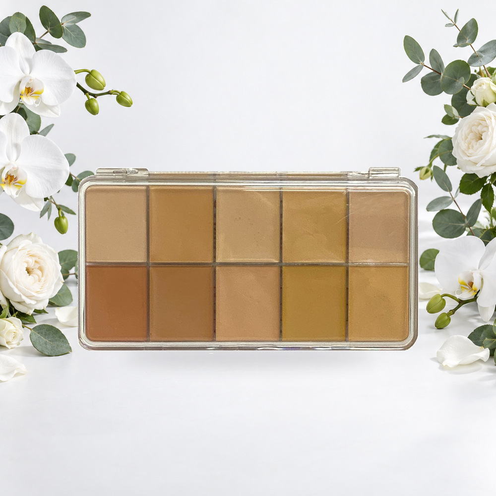 [HY-FA-FND-0056] Summer Repose Cream Foundation Palette – Light