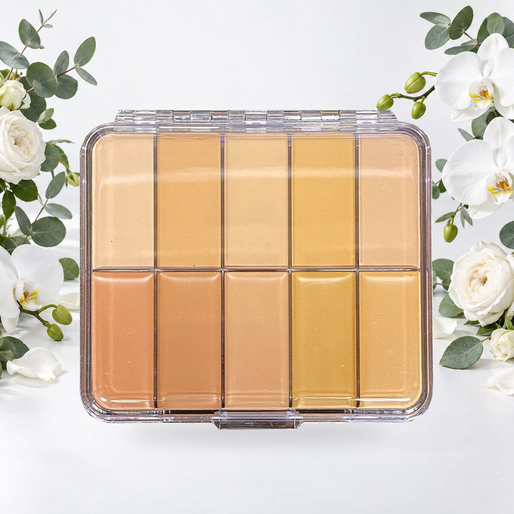 [HY-FA-FND-0057] Sweet Sketch Mini Cream Foundation Palette – Light