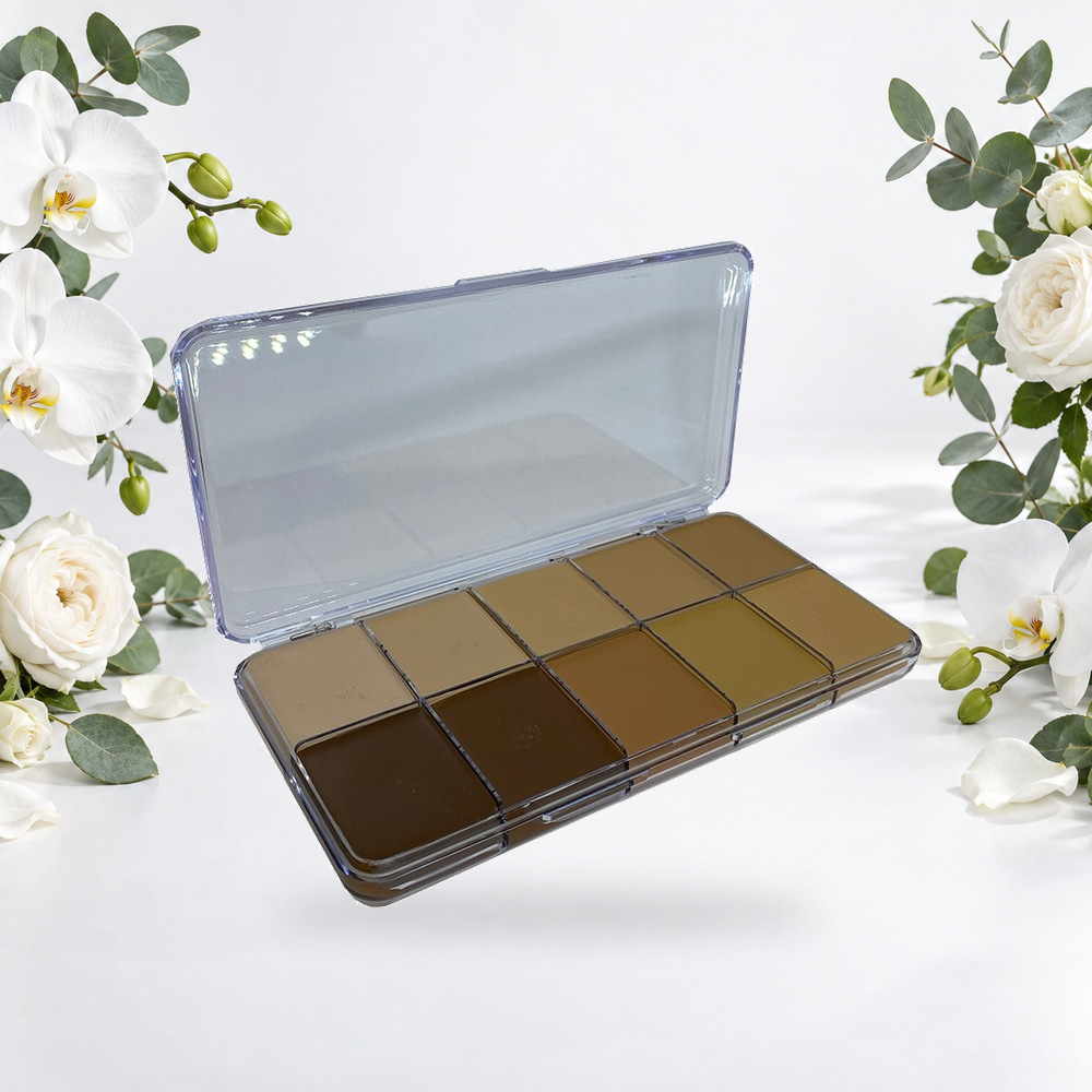 [HY-FA-FND-0060] Gentle Finish Cream Foundation Palette – S&R