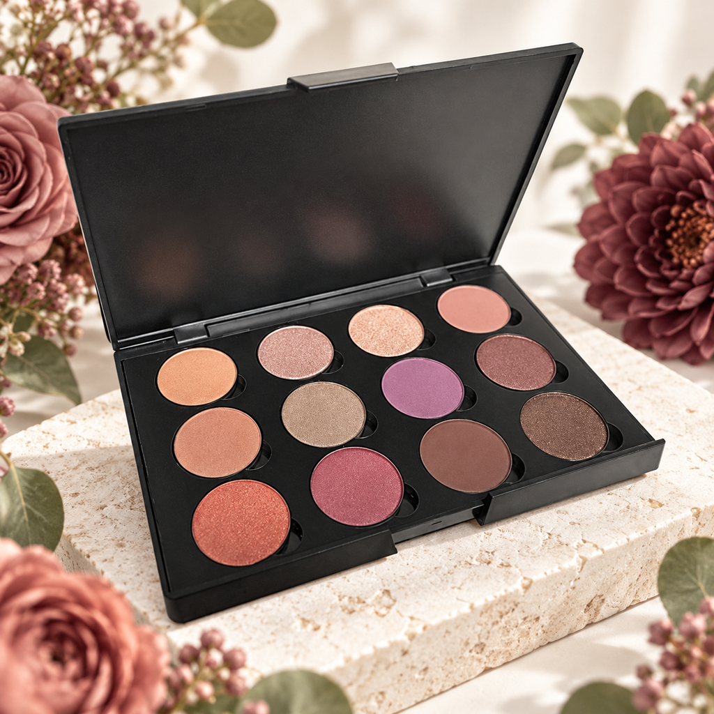 [HY-EY-SHD-0003] Precious Echo Eyeshadow Palette – Rosy Neutrals