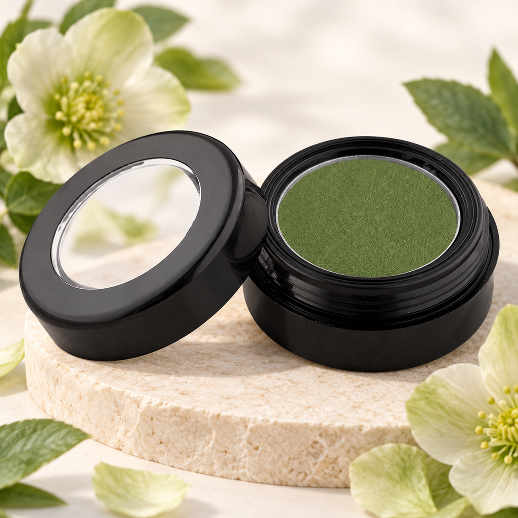 [HY-EY-SHD-0027] Woodland Radiance Eyeshadow – Olive Green