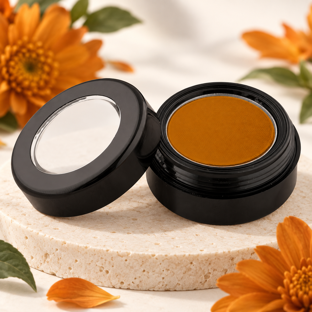 [HY-EY-SHD-0098] Candlelit Halo Eyeshadow – Golden Ochre
