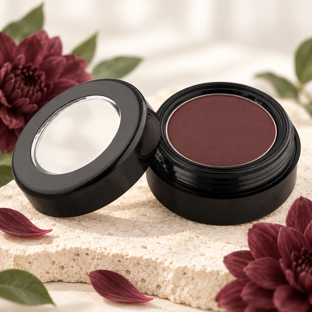 Aubergine Illusion Eyeshadow – Plum Brown