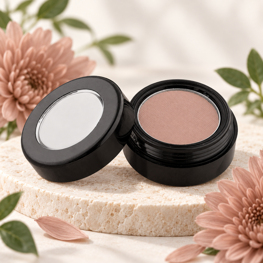 Blushing Shimmer Eyeshadow – Rose Beige