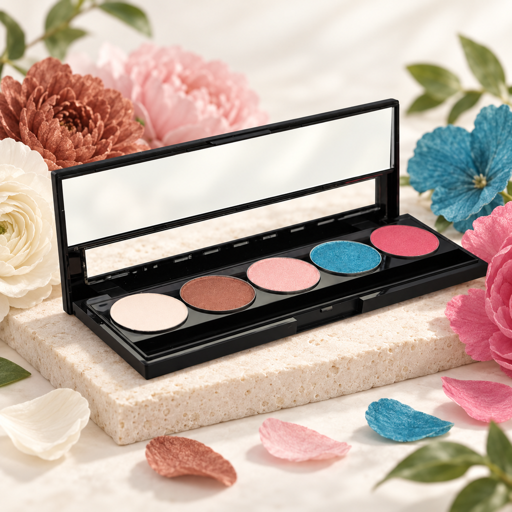 [HY-EY-SHD-0250] Palette de fards à paupières Coral Shimmer – Corail neutre