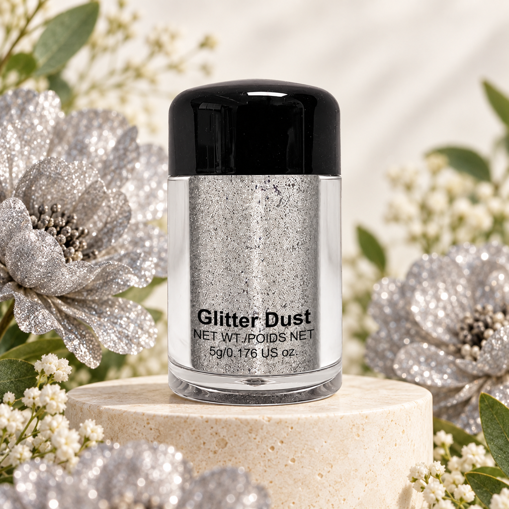[HY-EY-SHD-0270] Moonstone Gaze Glitter Eyeshadow – Silver Glitter