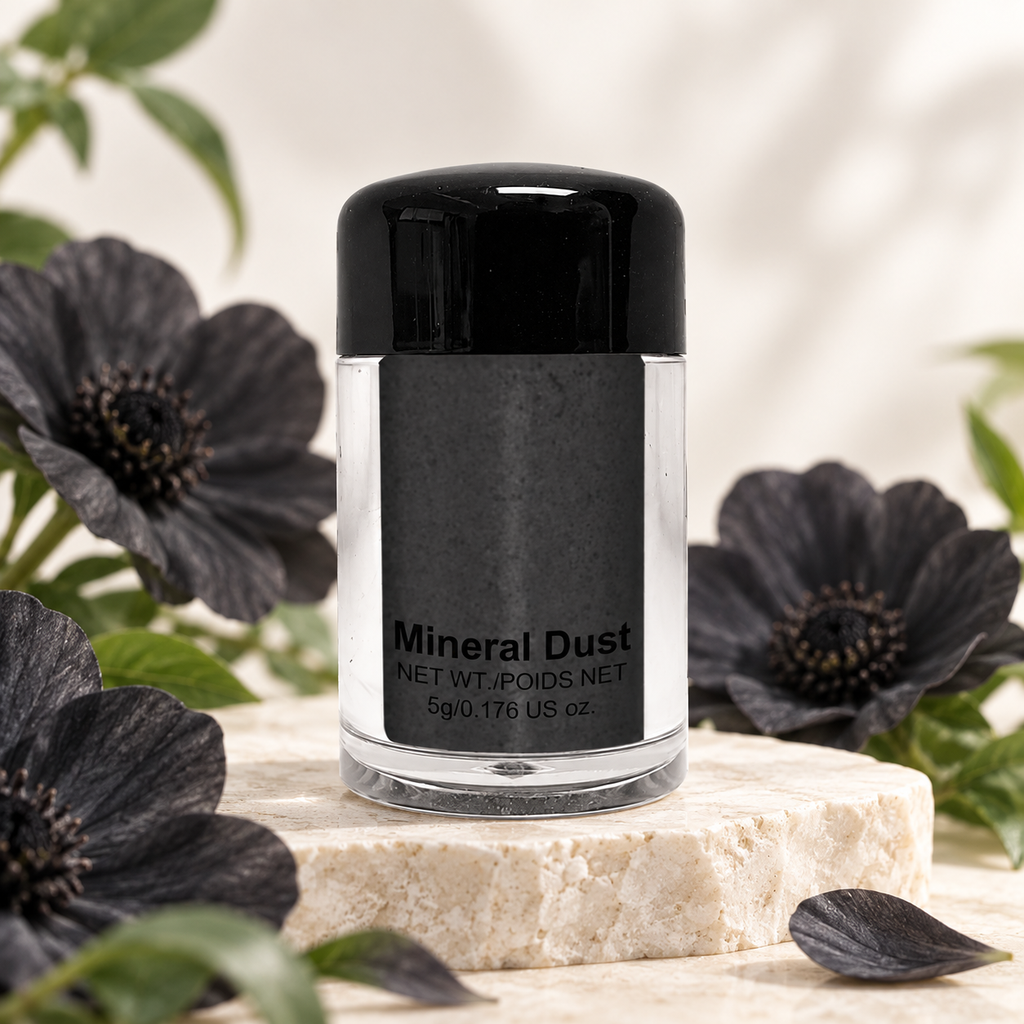 [HY-EY-SHD-0298] Obsidian Veil Mineral Eyeshadow – Black