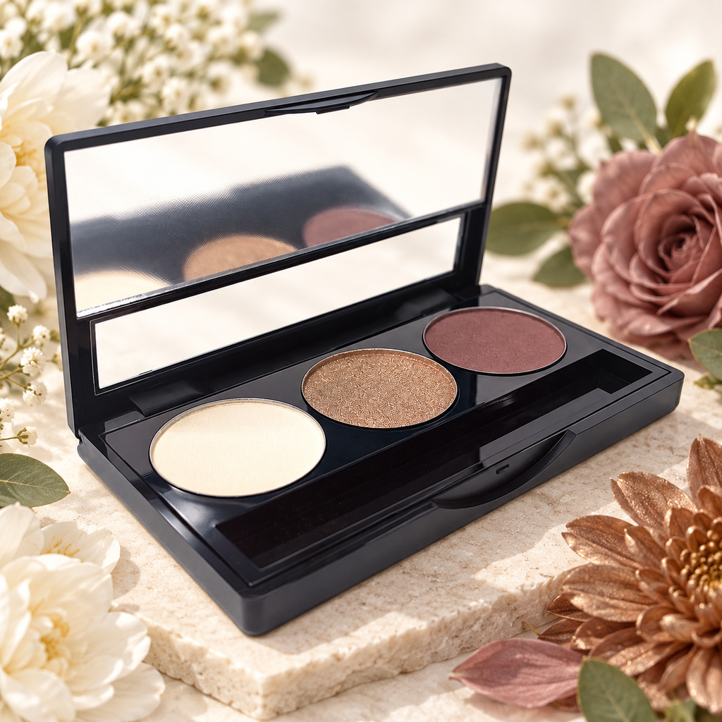 [HY-EY-SHD-0317] Candlelit Spark Eyeshadow Palette – Golden Browns