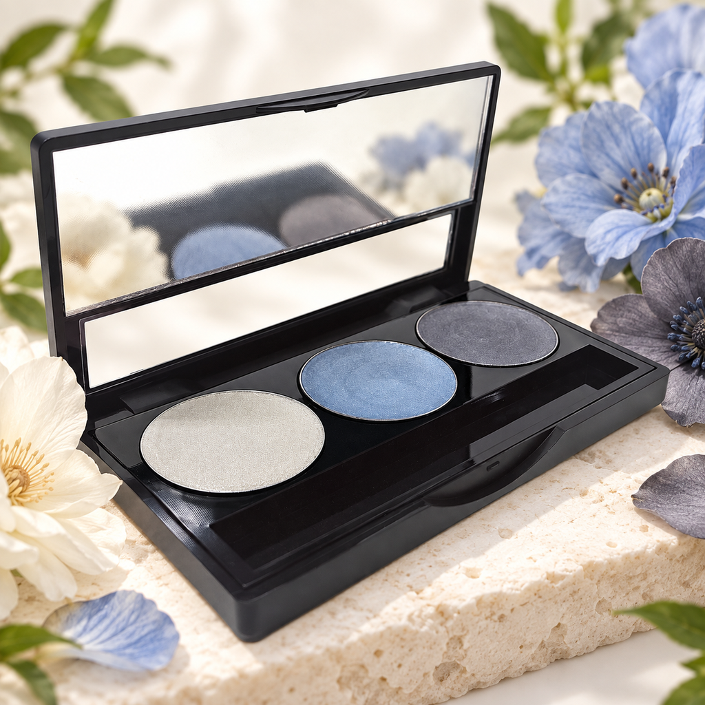 Cobalt Secret Cream Eyeshadow Palette – Cool Blues