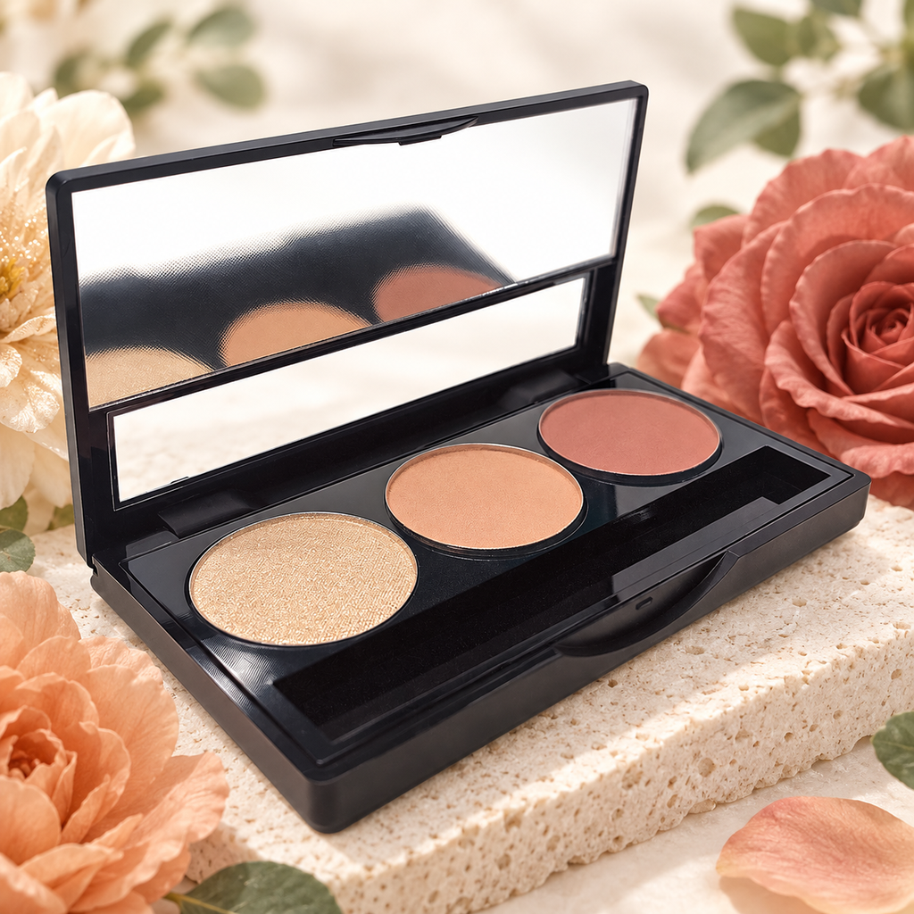 Airy Shimmer Eyeshadow Palette – Warm Sunset