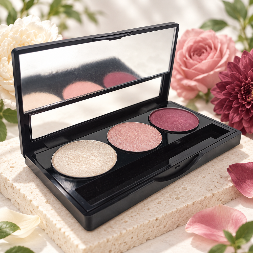 [HY-EY-SHD-0323] Burgundy Overture Eyeshadow Palette – Rose & Berry