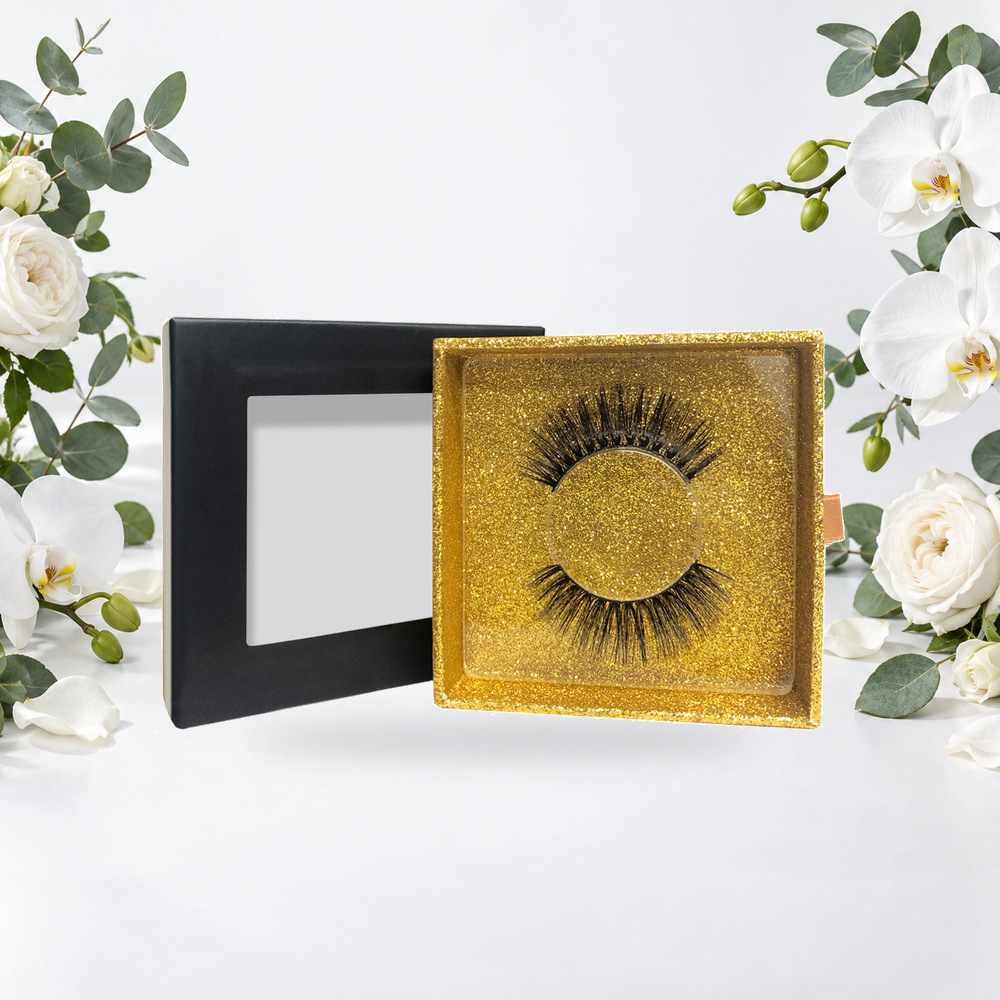 [HY-EY-MSC-0017] Tranquil Prism Faux Mink Lashes – Pose