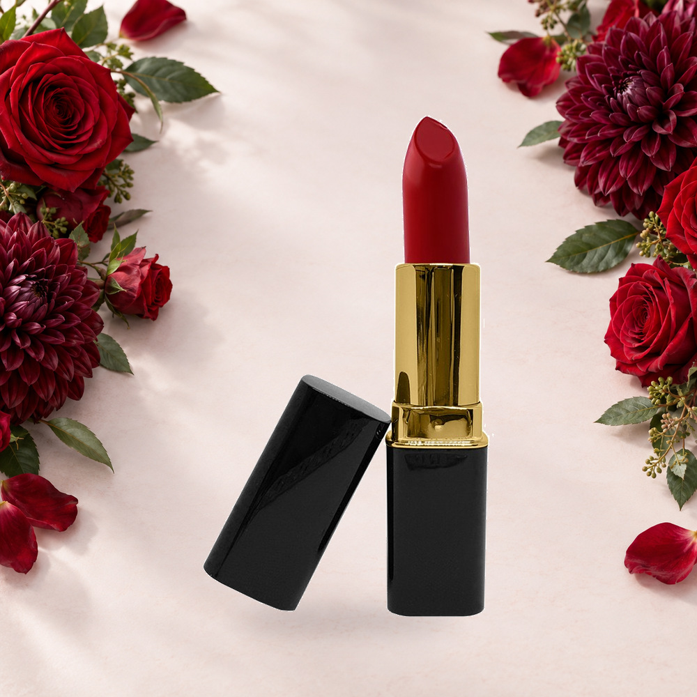[HY-LP-LST-0031] Crimson Melody Lipstick – Dark Red