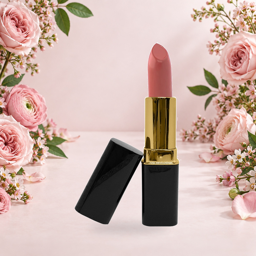 [HY-LP-LST-0036] Floral Satin Lipstick – Warm Rose