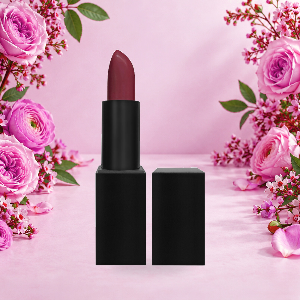 Burgundy Treasure Lipstick – Deep Berry