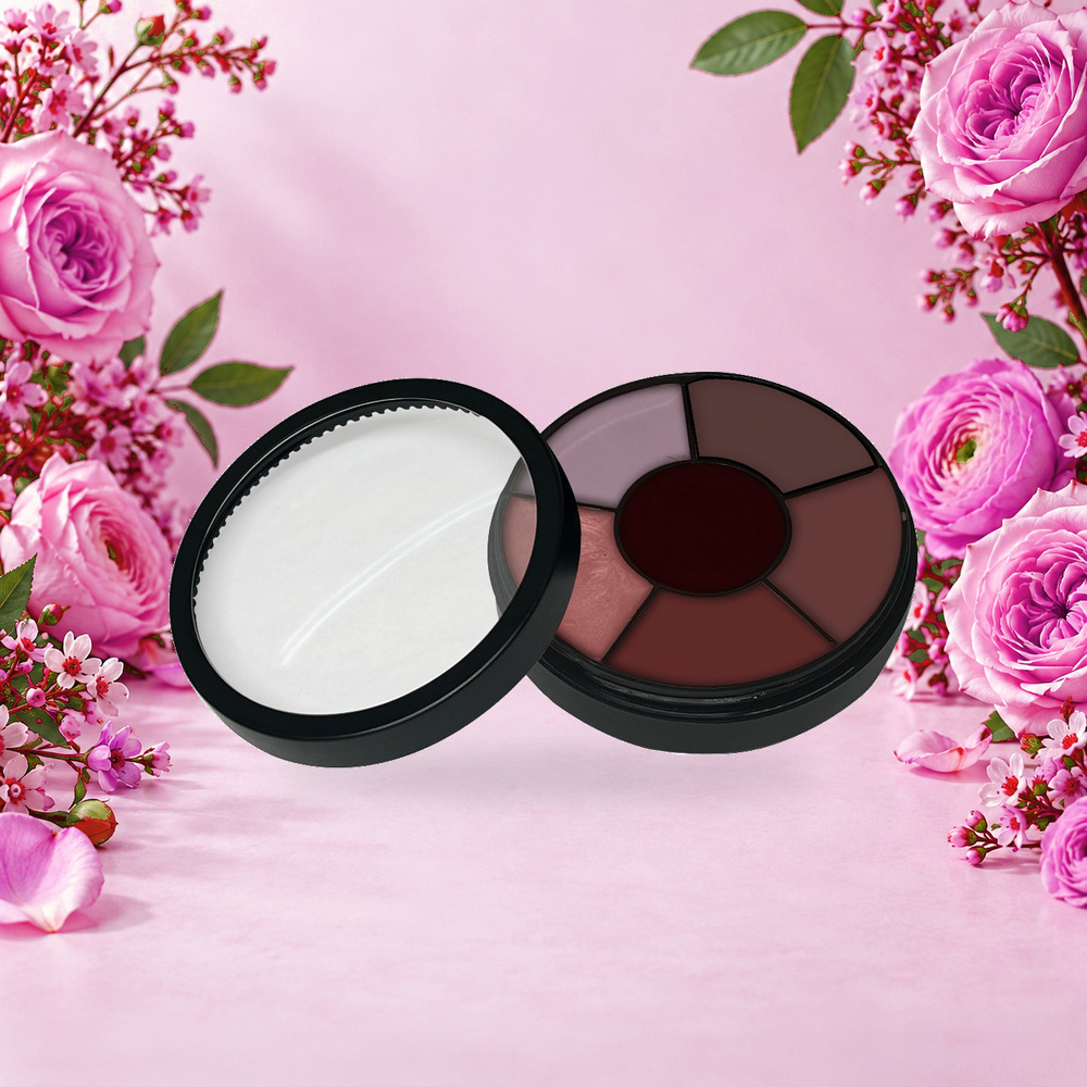 [HY-LP-LST-0257] Burgundy Portrait Lipstick Palette – Deep Berry