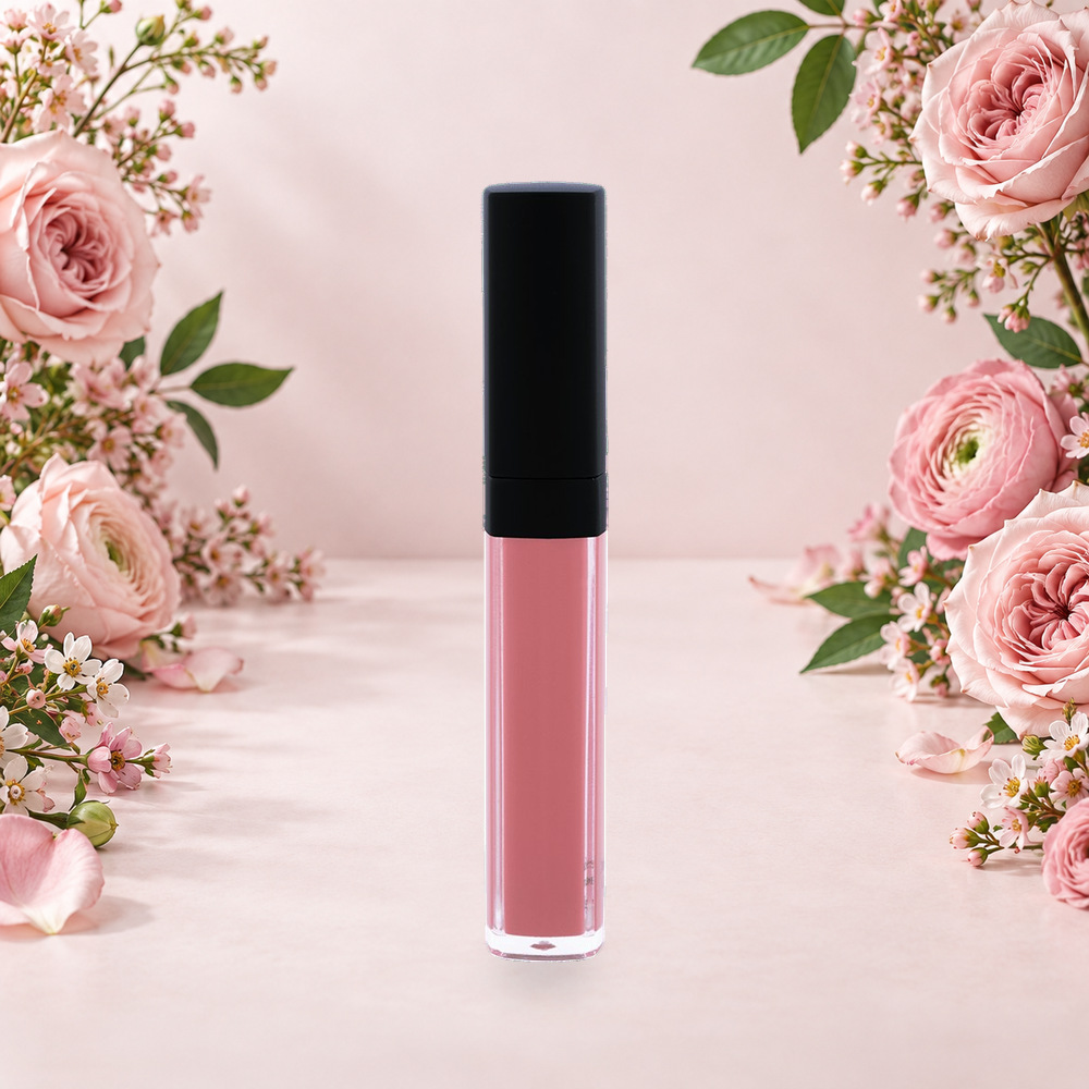 [HY-LP-LIQ-0009] Rosy Allure Liquid Lipstick – Rose