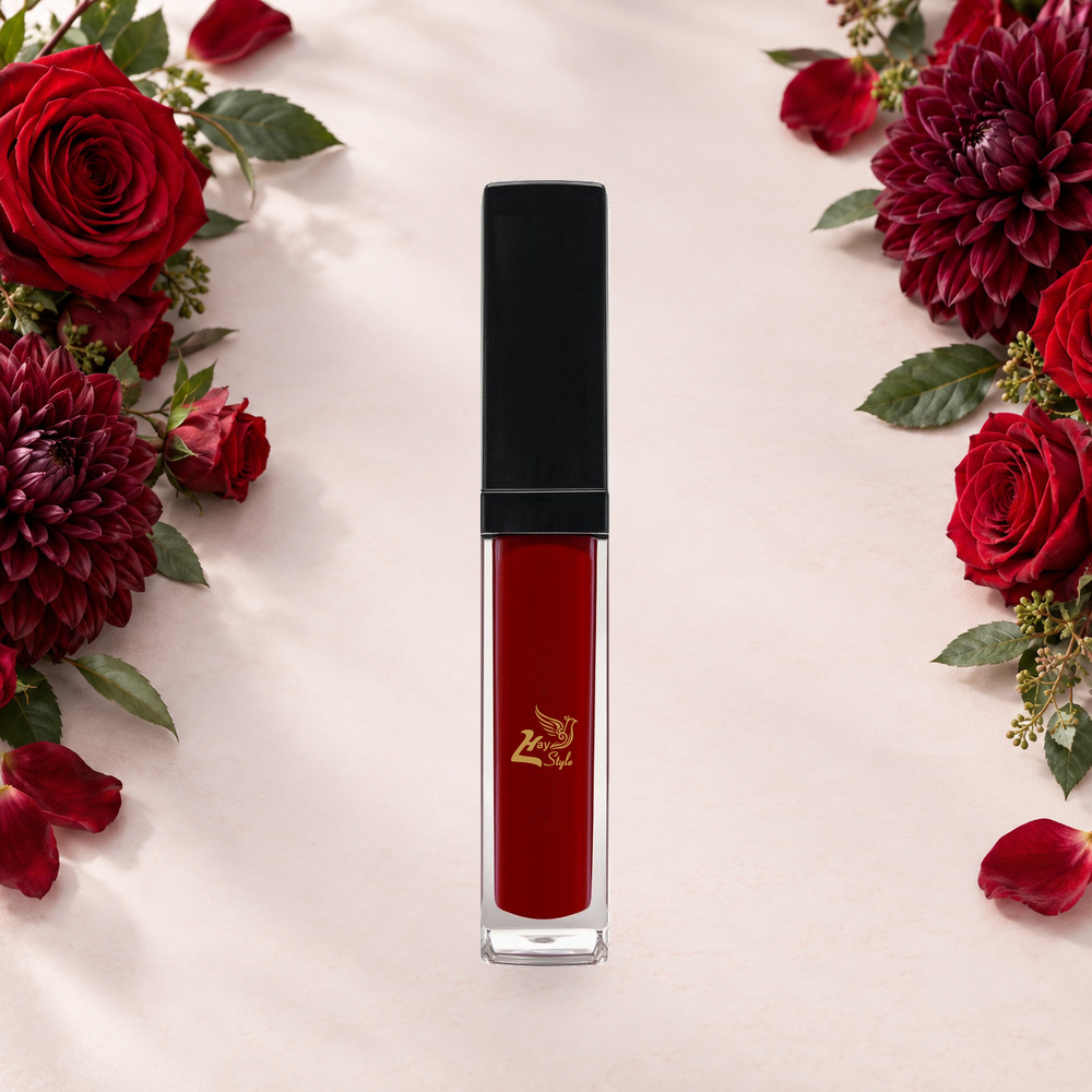 [HY-LP-LIQ-0011] Rouge à lèvres liquide Scarlet Lullaby – Rouge foncé