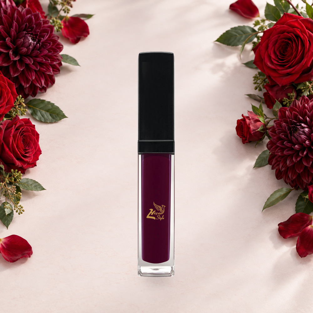 [HY-LP-LIQ-0018] Scarlet Embrace Liquid Lipstick – Deep Wine