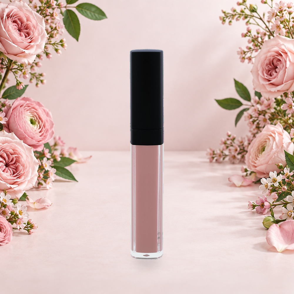 Rosebud Delight Liquid Lipstick – Nude Rose