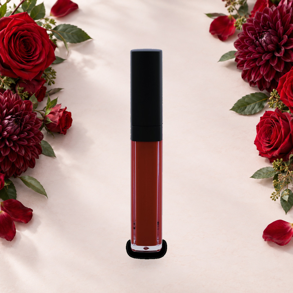 [HY-LP-LIQ-0055] Scarlet Kiss Liquid Lipstick – Brick Red