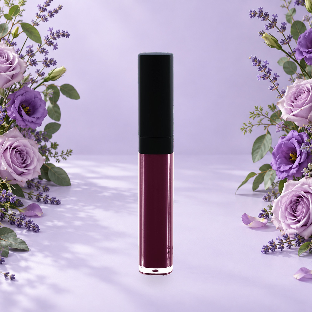 [HY-LP-LIQ-0057] Lavender Silhouette Liquid Lipstick – Deep Plum