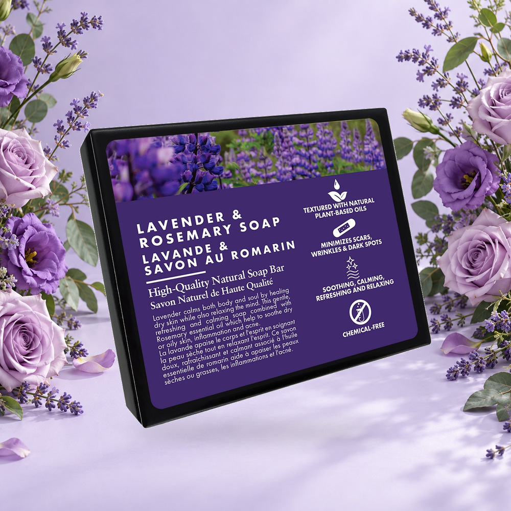 [HY-HB-SOP-0004] Fresh Caress Soap – Lavender & Rosemary