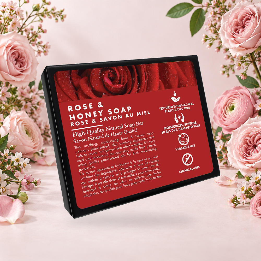 [HY-HB-SOP-0007] Quiet Tide Soap – Rose & Honey